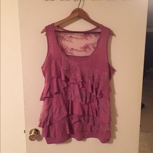 Tiered Ruffle Tank Top